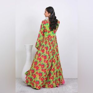 Generation Formal Cinco De Mayo Verde Rosado Dress (chiffon)